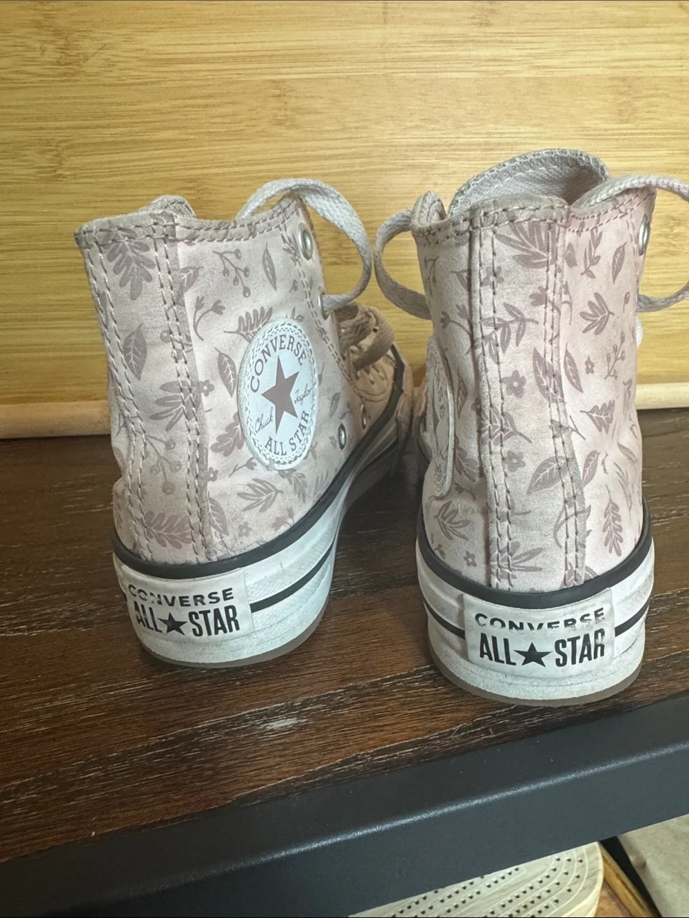 Converse Chuck Taylor All Star platform high-top sneakers “fall leaves”